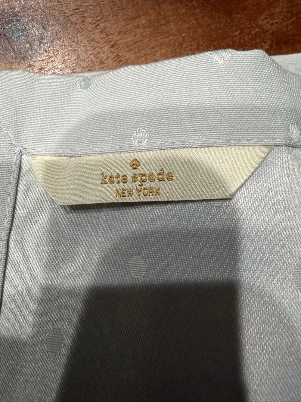 Kate Spade New York Set of 4 Gray Polka Dot Cloth Dinner Napkins